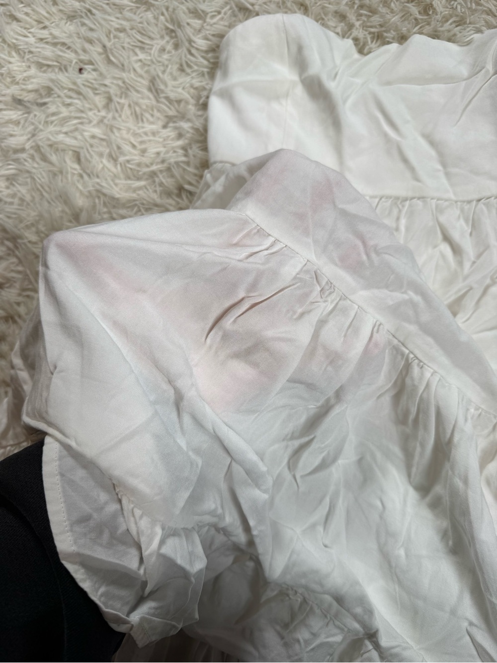 BNWT Brandy Melville White Tiered Dres - Picture 3 of 4